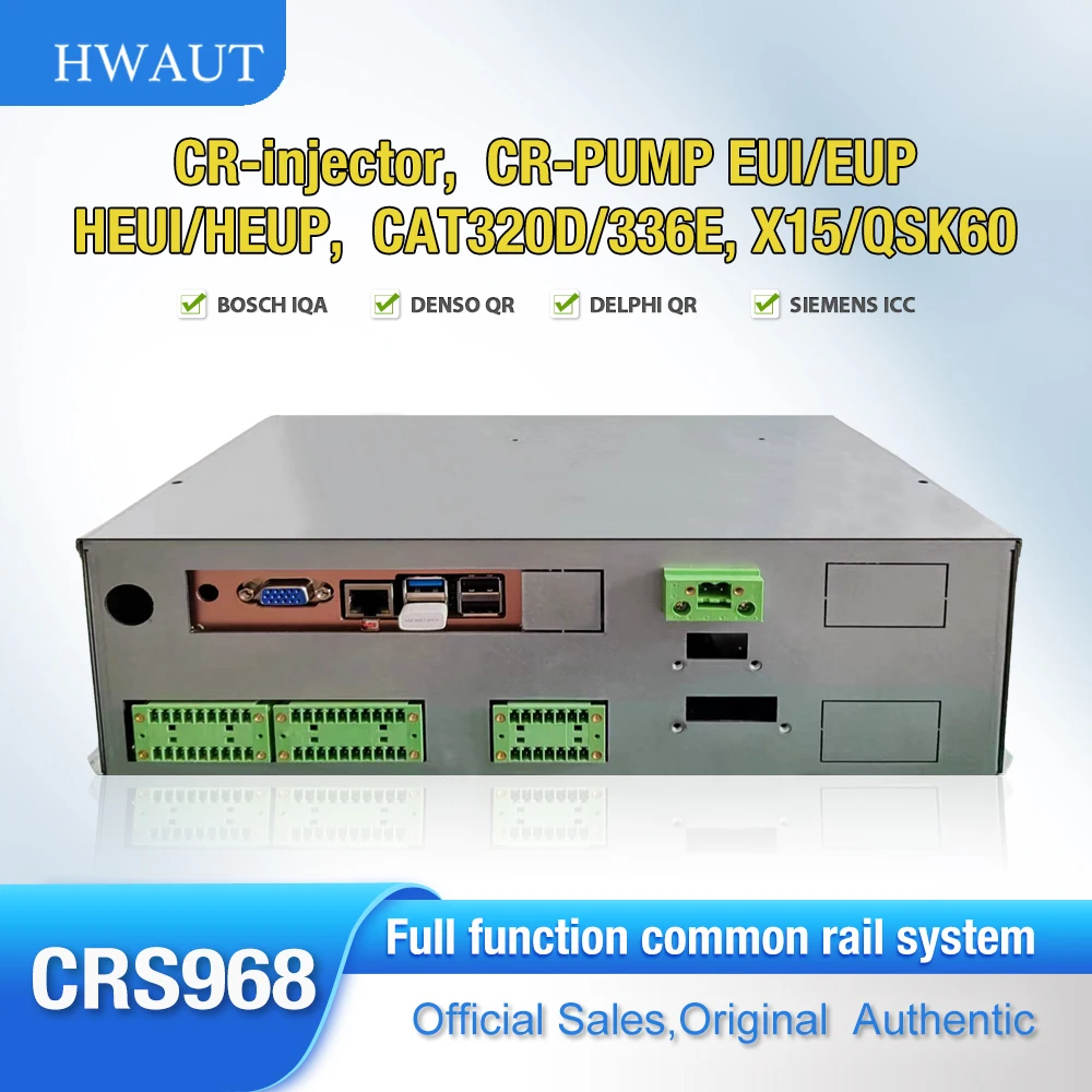 Crs968 Piezo Coil Common Rail Test Bench Control Software Kit Window Linux System Per Hp5 Heui Heup Common Rail Software Tester