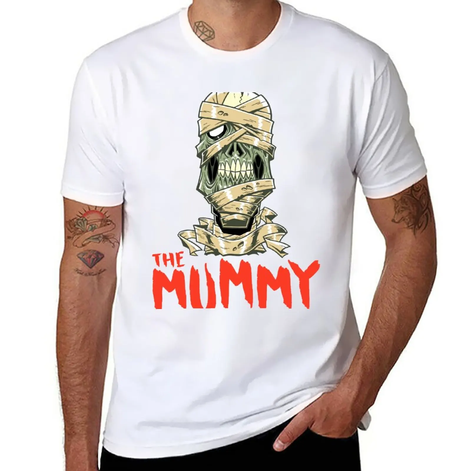 Novità The Mummy Mani-Yack T-Shirt Plus Size T-Shirt Ragazzi Animal Print Shirt Plain T-Shirt Uomo