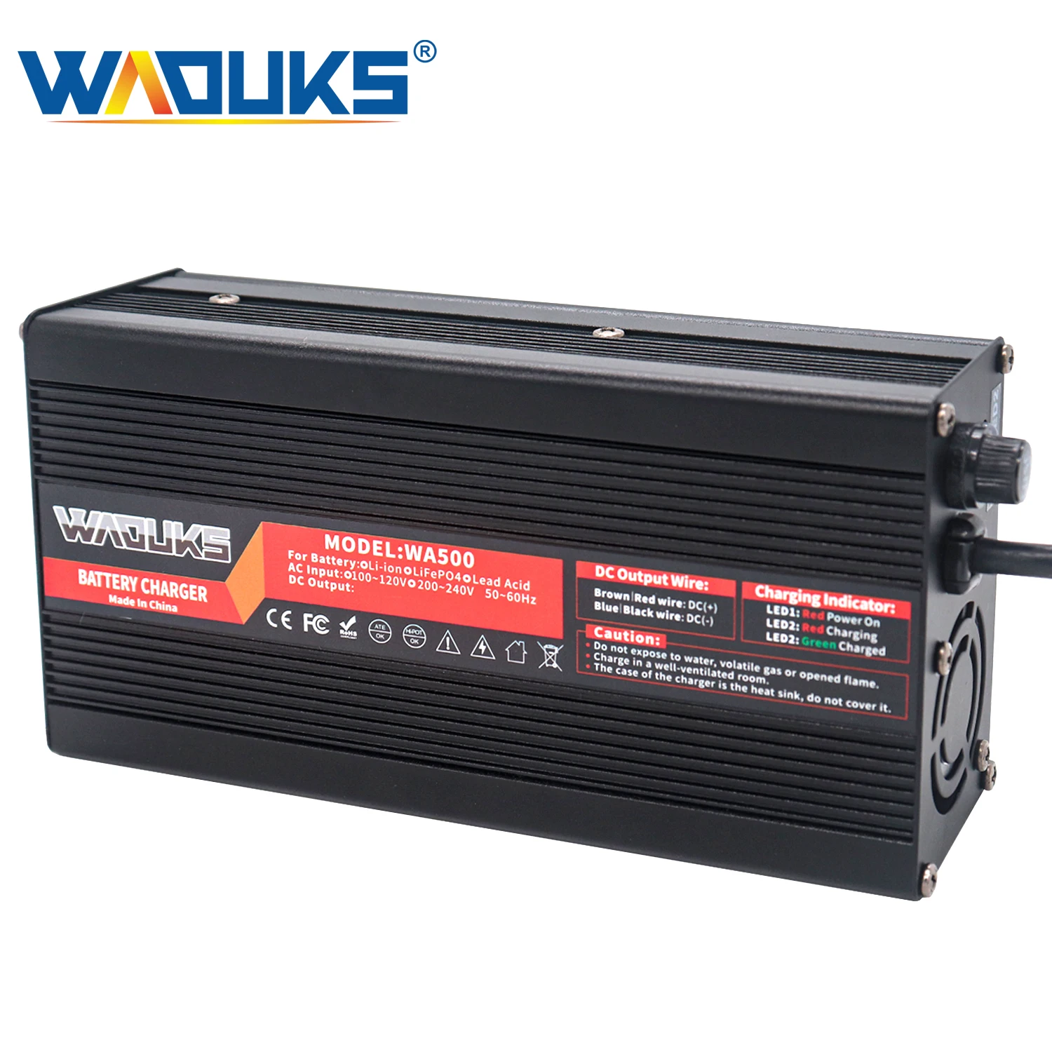 Caricabatteria Lifepo4 29.2V 15A Per Batteria Lifepo4 Per Bici Elettrica 8S 24V 25.9V Caricabatterie Intelligente