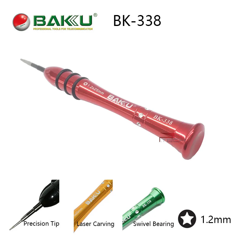 Baku Professionale Di Precisione Cacciavite Piatto Macbook Air Pro Strumenti Di Riparazione Del Telefono 5-Point Star P5 Pentalobe Vite Di 1.2 Millime