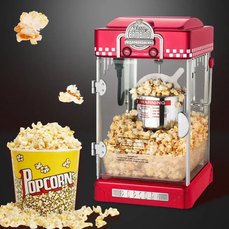 Macchina Per Popcorn Stallo Riscaldamento Elettrico Automatico Macchina Per Popcorn Sferica Macchina Per Popcorn Per Uso Domestico Pop Corn