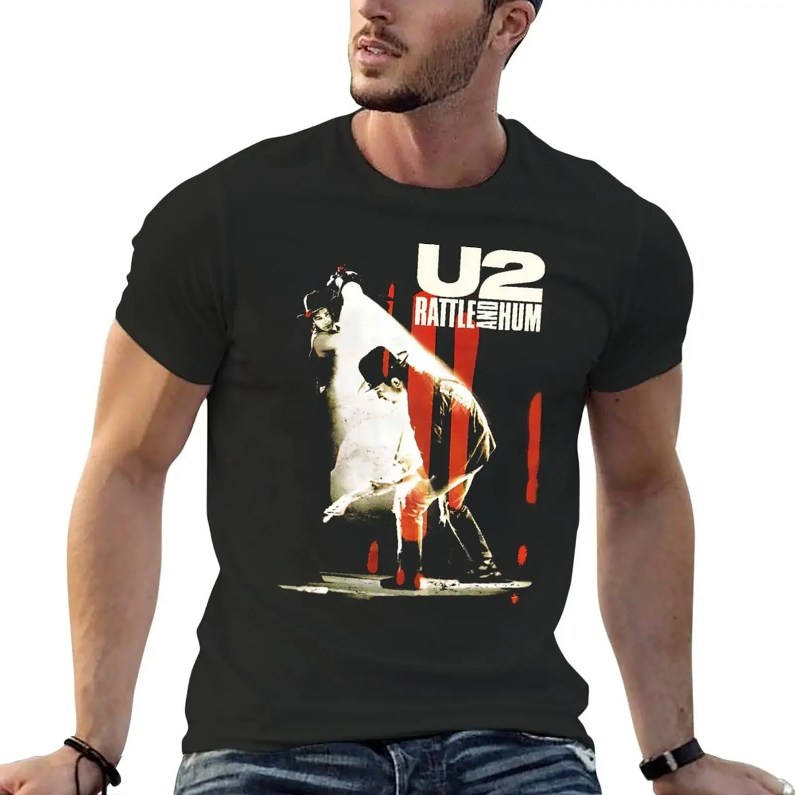 Gsf564Y>>U2 Bono, U2 Bono, U2 Bono, U2 Bono, U2 Bono T-Shirt Sudore T-Shirt Alte Da Uomo