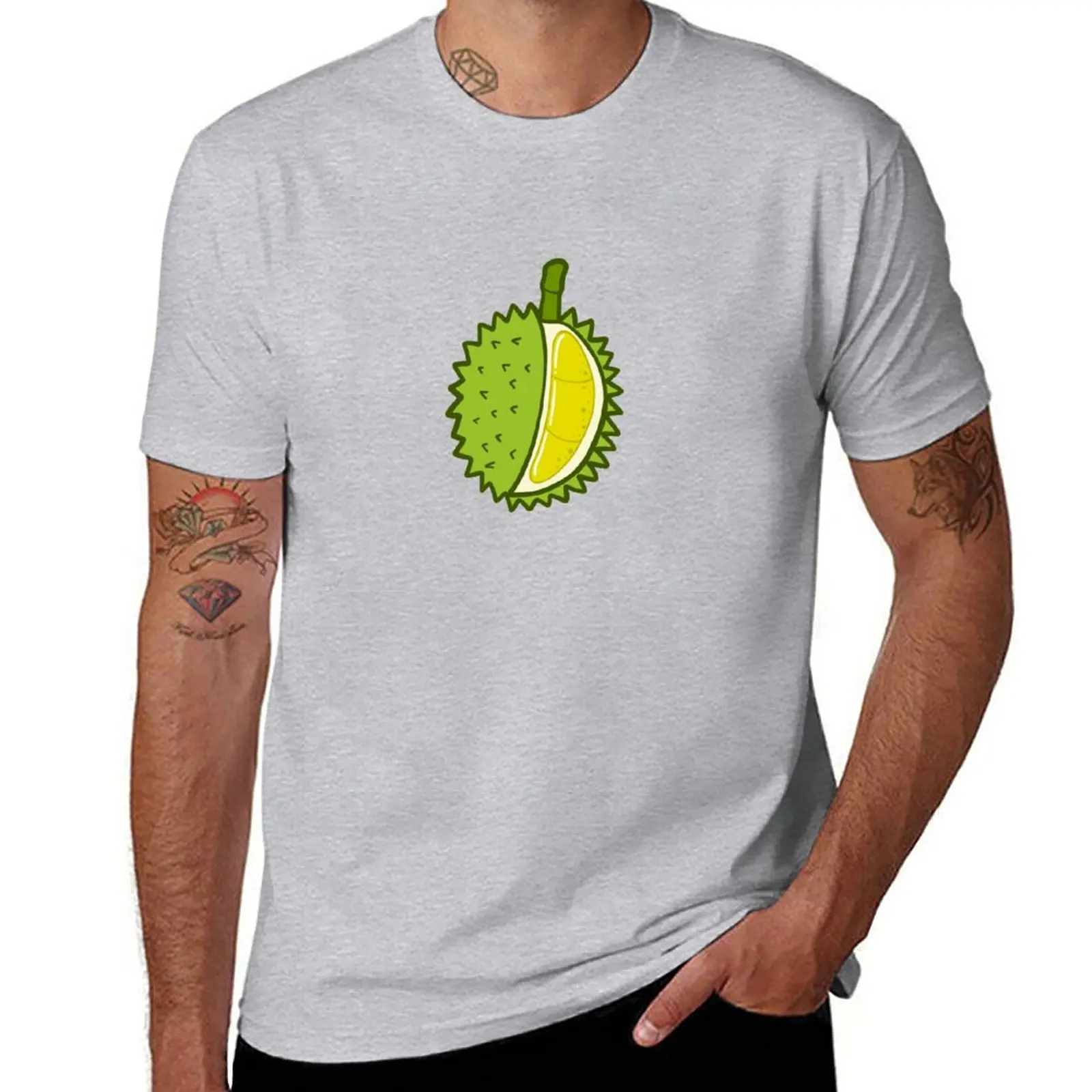 New Durian T-Shirt Uomo Abbigliamento Felpa Abbigliamento Vintage Abbigliamento Uomo