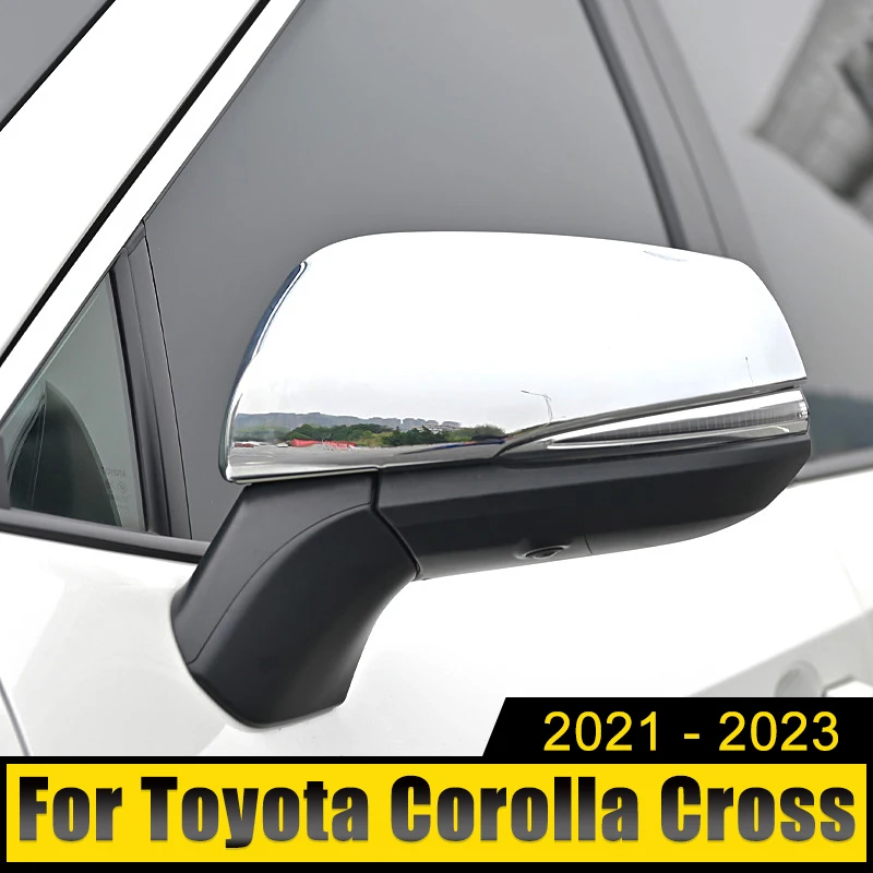 Per Toyota Corolla Cross Xg10 2021 2022 2023 Hybrid Abs Car Specchietto Retrovisore Copertura Cap Shell Housing Door Side Wing Mirror Case