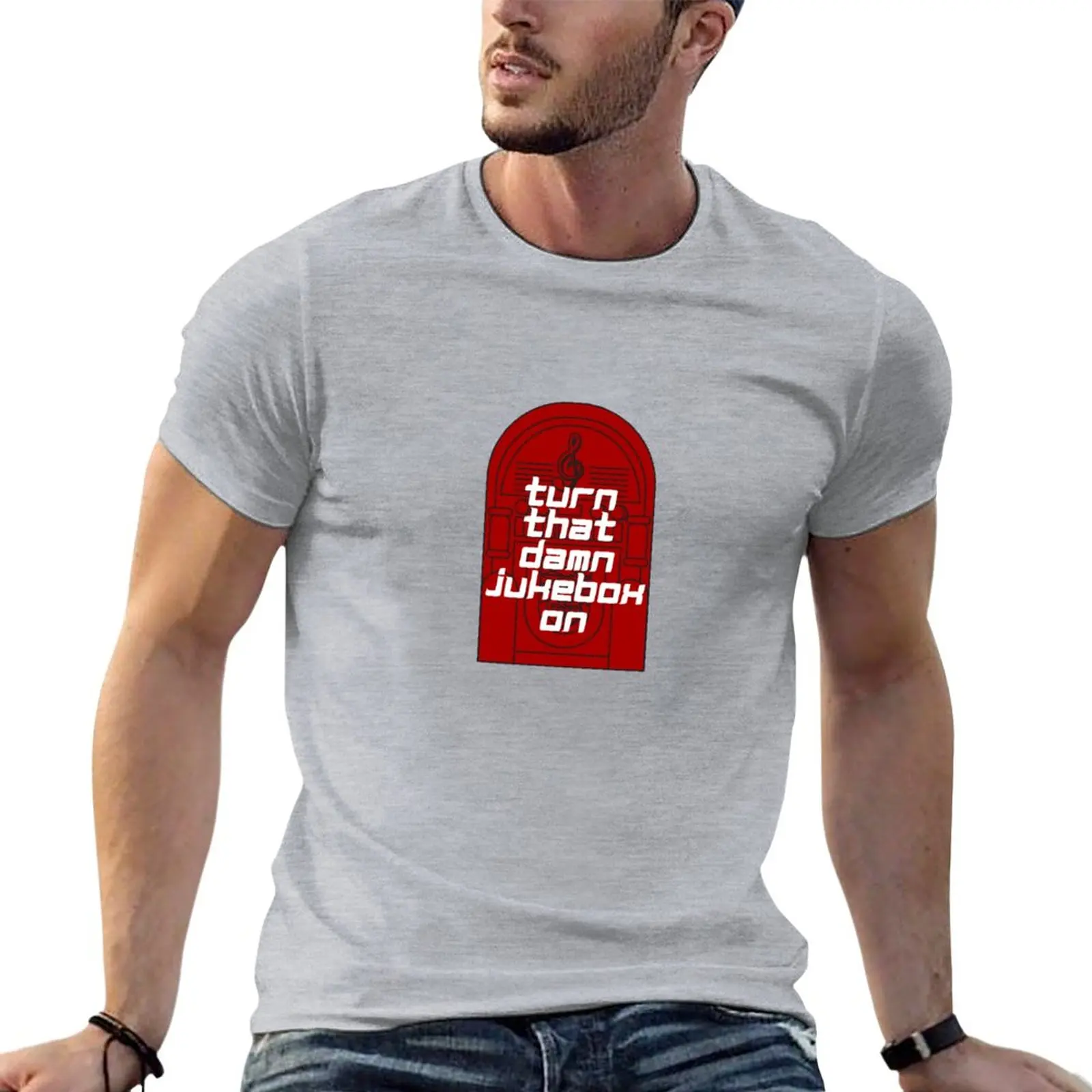 Sam Pittman Jukebox Preventivo T-Shirt Cute Top Customizeds Maglietta Da Uomo