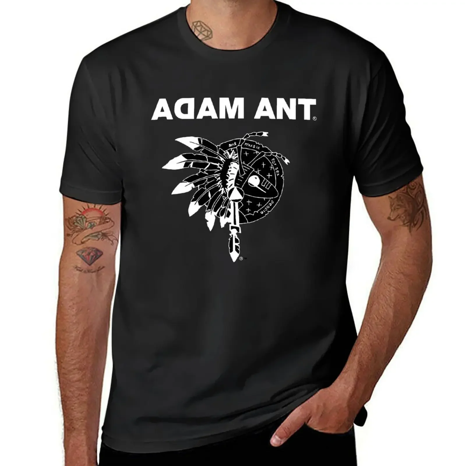 Adam The Ants Essential Rock, Rock N Roll Music Legend T-Shirt Sublime T-Shirt Ad Asciugatura Rapida Per Uomo