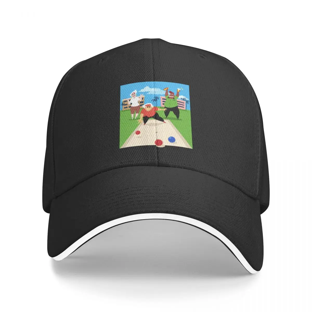 Bocce Ball Berretto Da Baseball Foam Party Hat Rugby Ball Cap Caps For Men Women'S
