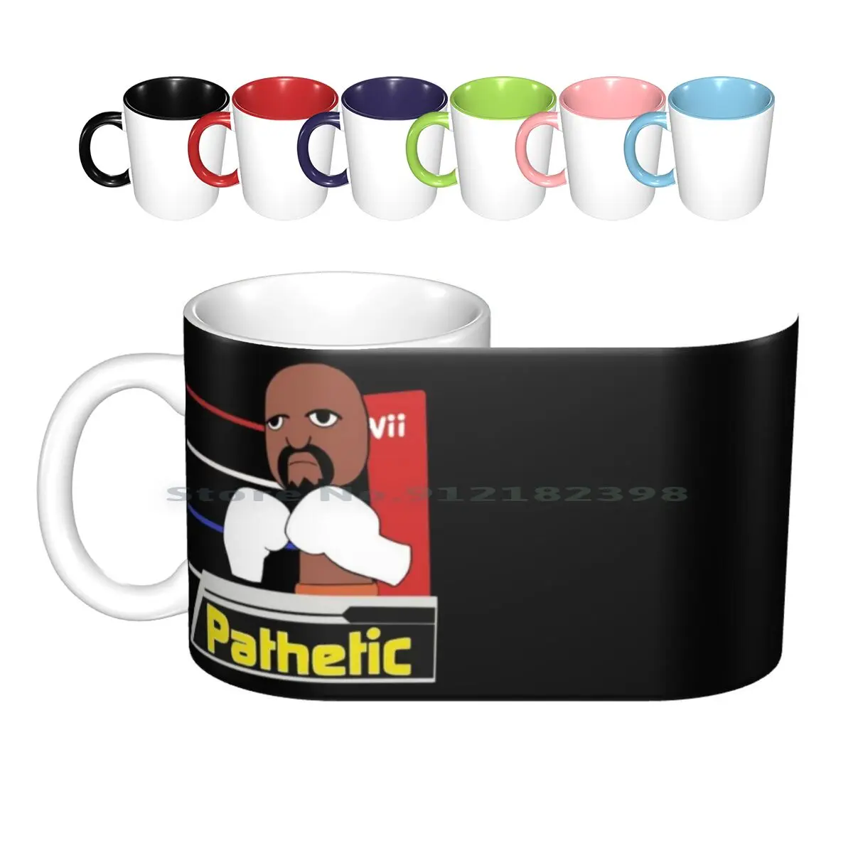 Matt From Wii Sports Pensa Alle Tue Patetiche Tazze In Ceramica Tazze Da Caffè Tazza Da Tè Al Latte Matt Wii Sports Wii Sports Wii Wii Boxing