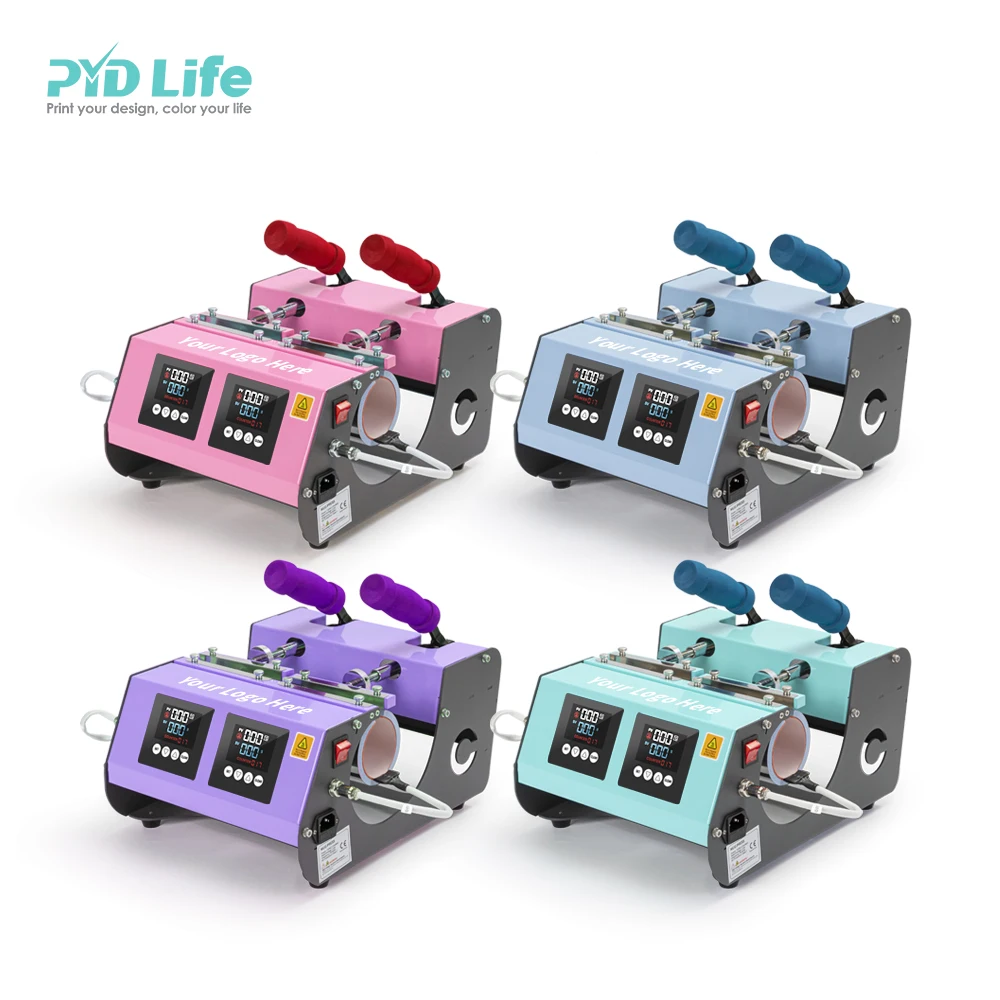 Pyd Life Custom Color Logo 2 Control Box 3 Riscaldatori 20 Oz 30 Oz Sublimazione Dual Mug Tumbler Heat Press Machine