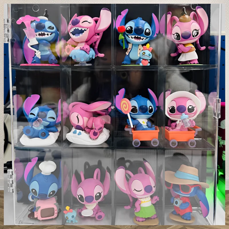Disney Stitch Blind Box Stitch Anime Figures Stich Kawaii Doll Mystery Box Date Series Scatola Casuale Regali Di Compleanno Giocattoli