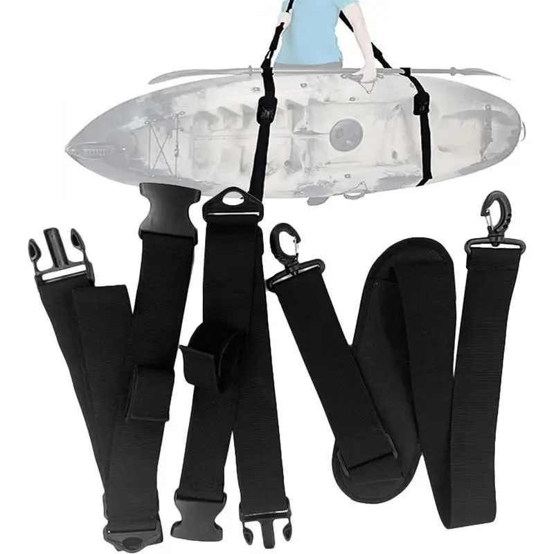 Cinturino Per Paddle Board Heavy Duty Kayak Tracolla Imbottita Tracolla Regolabile Lunghezza Paddle Carrier Tracolla