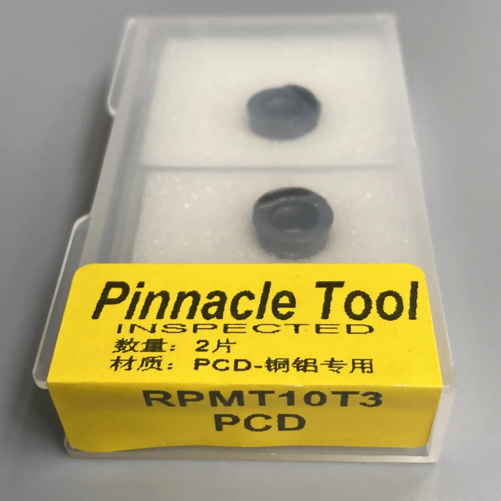 2 Pezzi Rpmw10T3 Pcd Diamante Policristallino Pcd Rpmt Inserimento Fresatura Frontale R5 Rpgt10 Rpgw