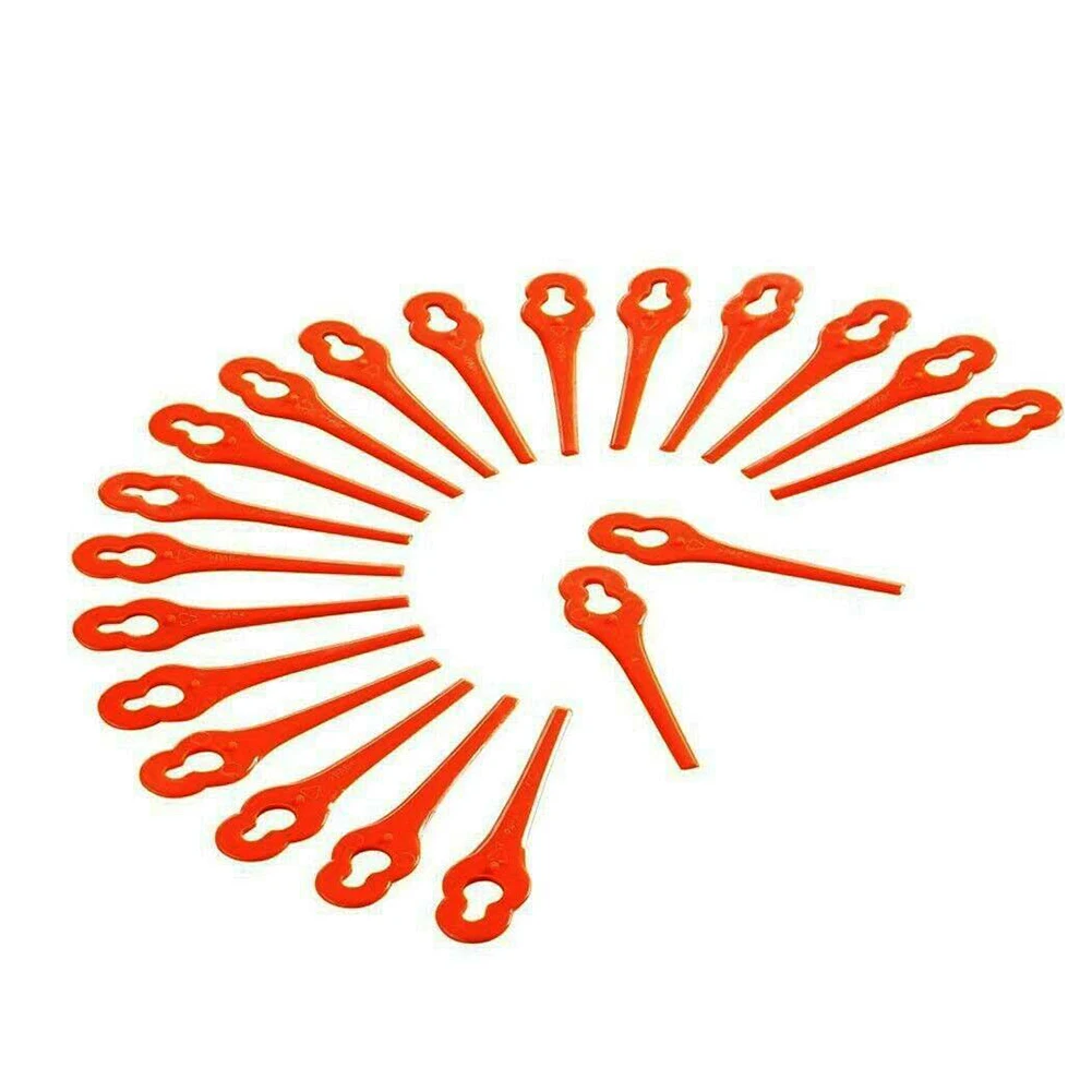 Sostituzione Delle Lame In Plastica Da 50 Pezzi Per Fuxtec Fx-E1Rt20 Garden Lawn Garden Lace Mower Grass Einhell Attrezzo Da Giardinaggio