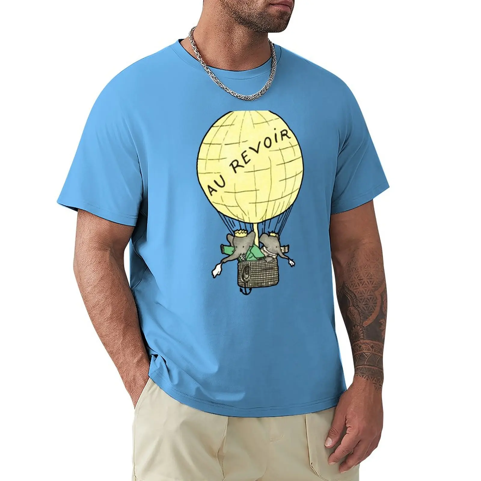Babar The Elephant T-Shirt Cute Top Magliette Personalizzate Abbigliamento Uomo