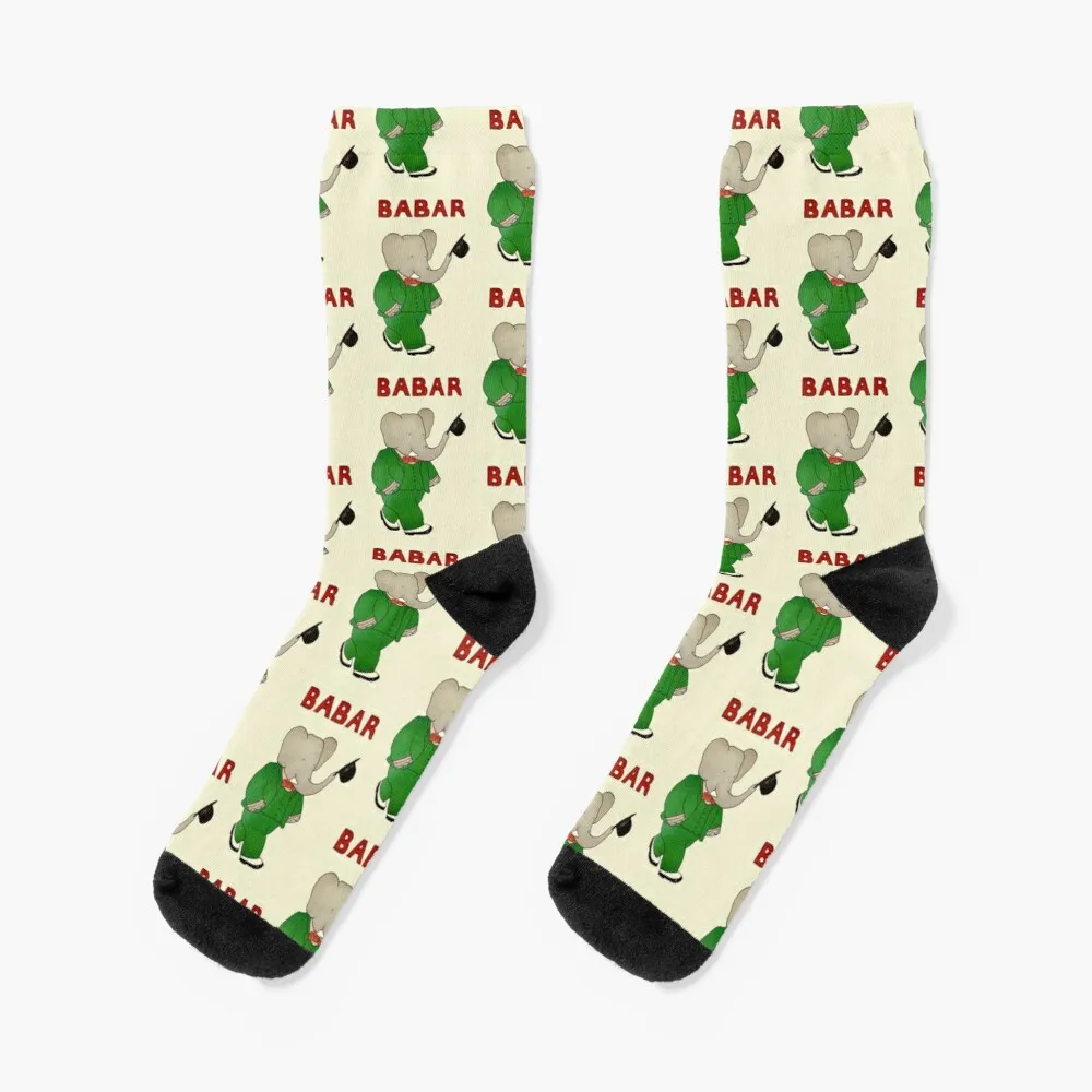 Babar Socks Warm Winter Woman Sock Compression Stockings Women Warm Socks Men
