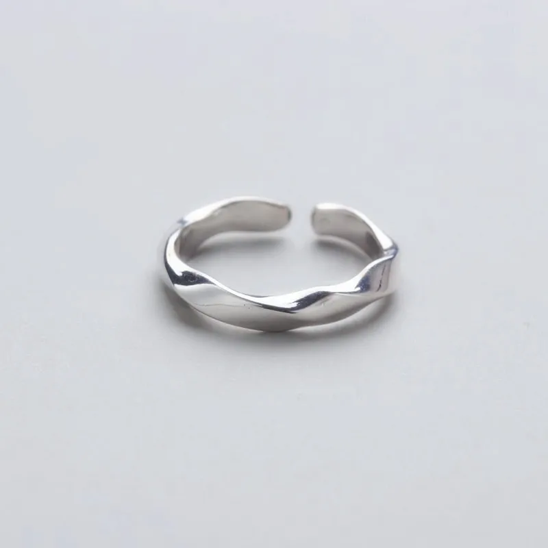 Boho Vintage Twist Chains Rings For Women Bridal Wedding Engagement Fashion Party Jewelry Gifts Wholesale