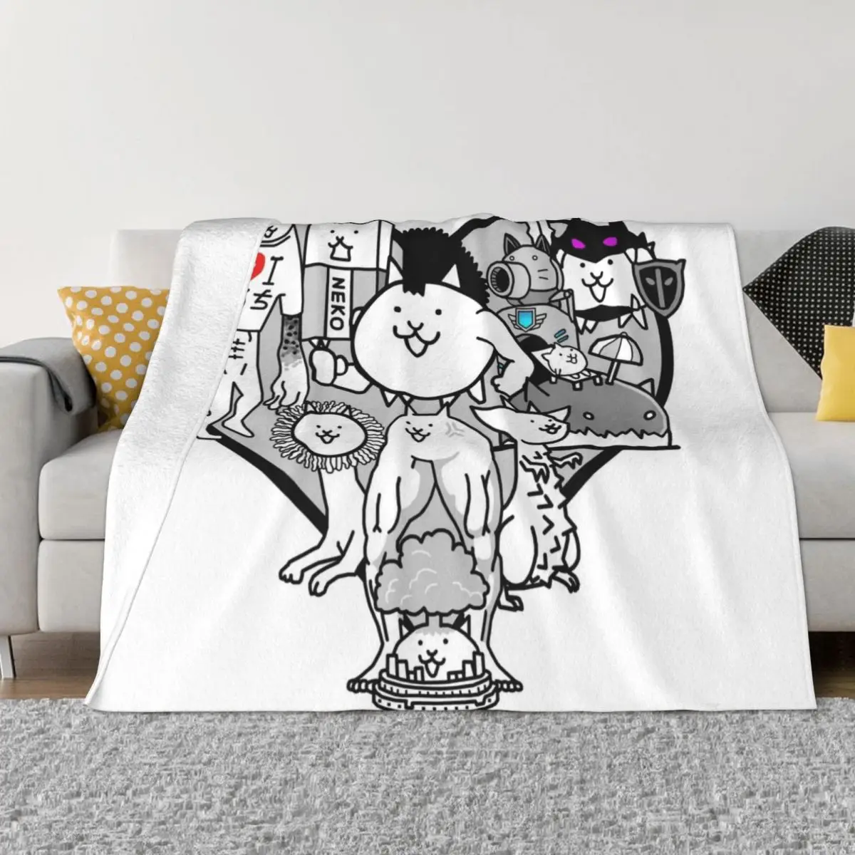 Battle Cats True Form Murale Coperta Coperte Sottili Coperta Calda Per L'Inverno