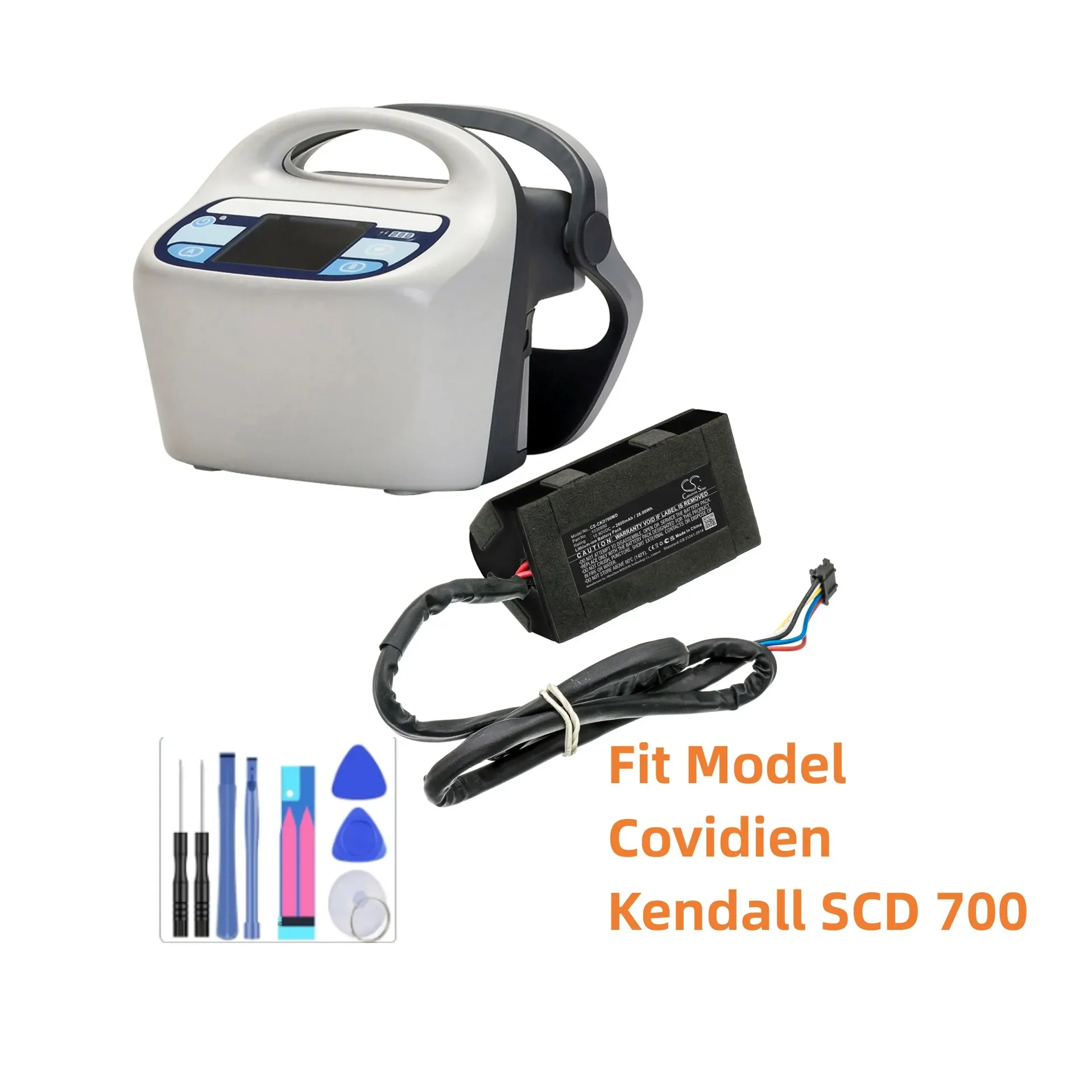 Batteria Medica Per Covidien Kendall Scd 700 1030950 Capacità: 2600Mah/28,08Wh