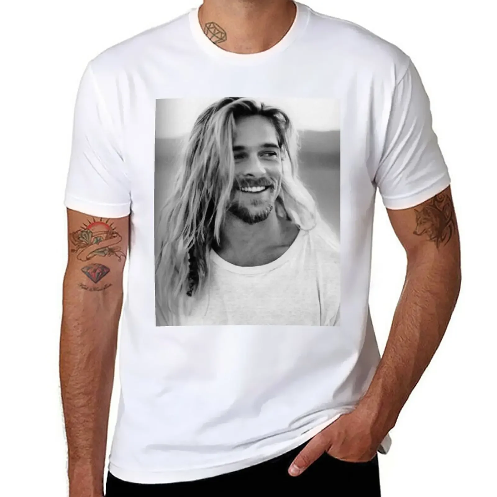 Brad Scatto T-Shirt Top Camicetta Mens Champion T-Shirt