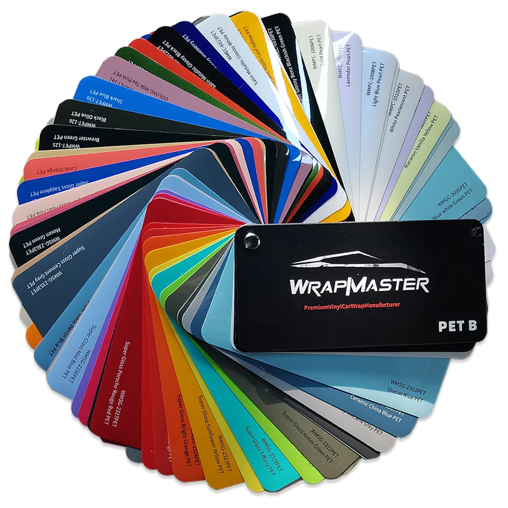 Pet Liner Full Car Vinyl Wrap Campione Book Swatch Book Car Wrap Vinyl 2 Set