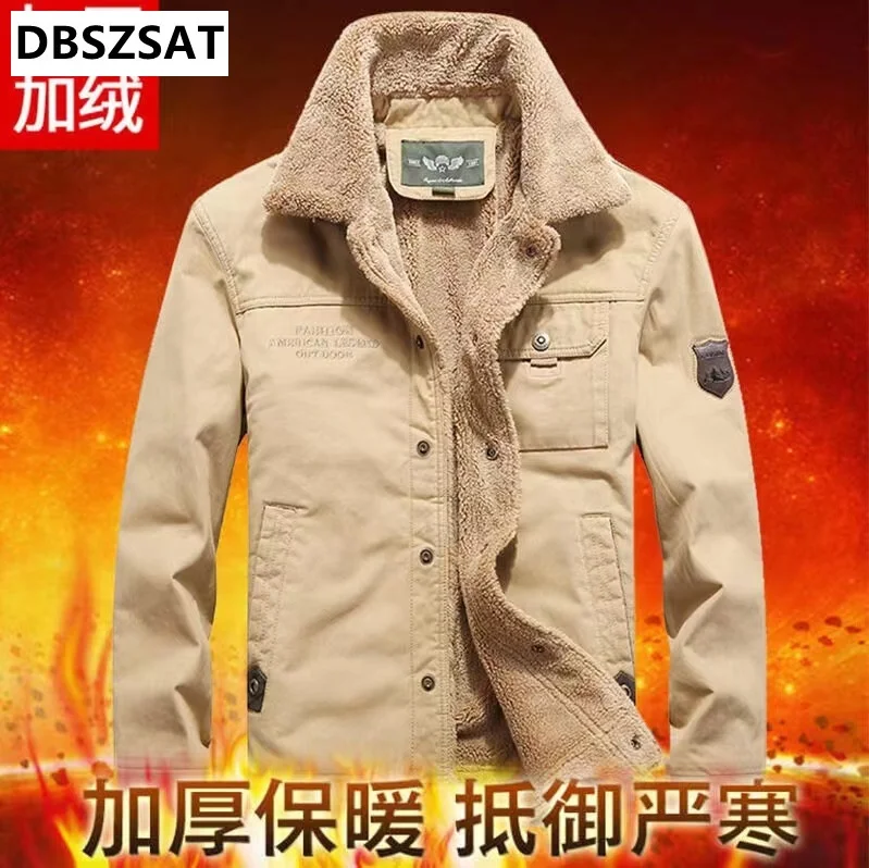 2023Winter  Puffer Men Long  Coat Military Fur Hood Warm Tactical Bomber Army Korean Thick Coats