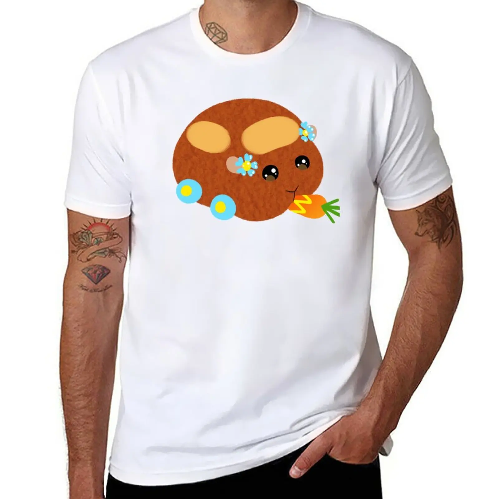 New Chocolate Pui Pui Molcar T-Shirt Vintage T Shirt Tee Shirt T-Shirt Oversize Per Uomo
