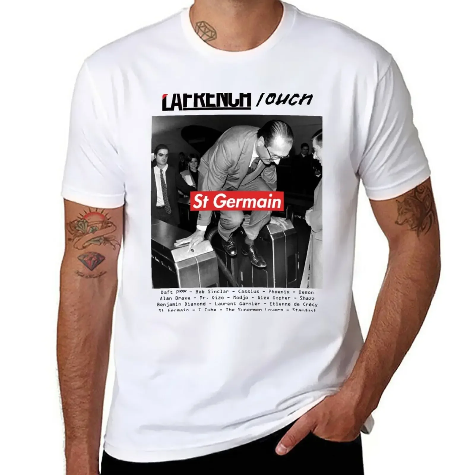 Le Touraste St Germain: Modello Di La French Touch & T-Shirt Chirac & St Germain