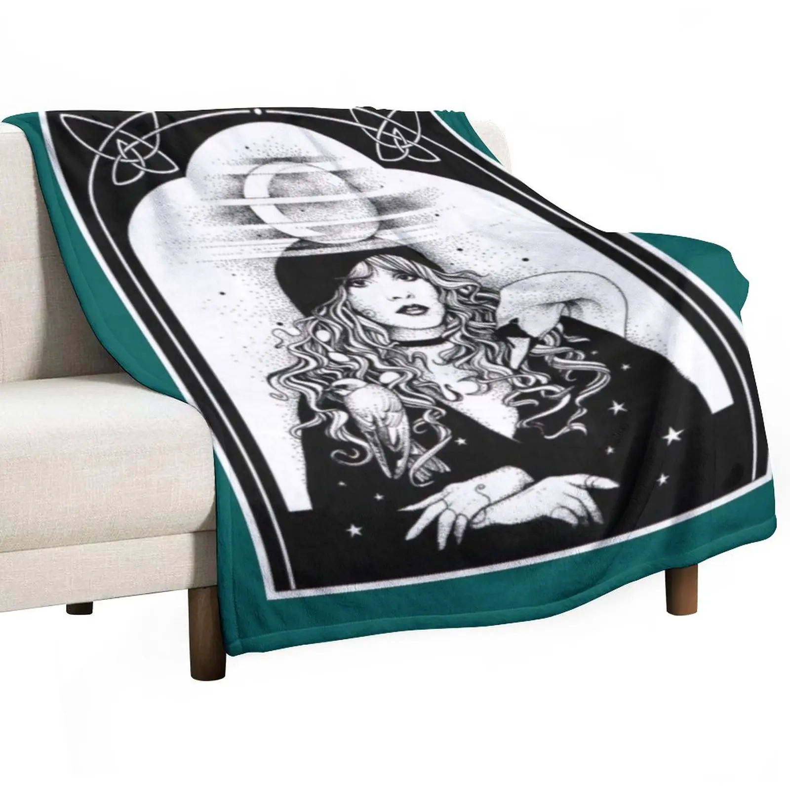 Vassoi Nicks Vintage Olivia Nicks Legend Live Forever Love Music Throw Coperta Anime Coperte Divani Di Decorazione