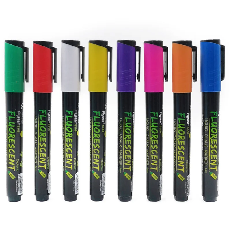 Led Highlighter Marks Pen 8 Colors Options Queen Bee Marker Pen Honeybee Bevel Nib Marking Paintbrush Beekeeping Supplies