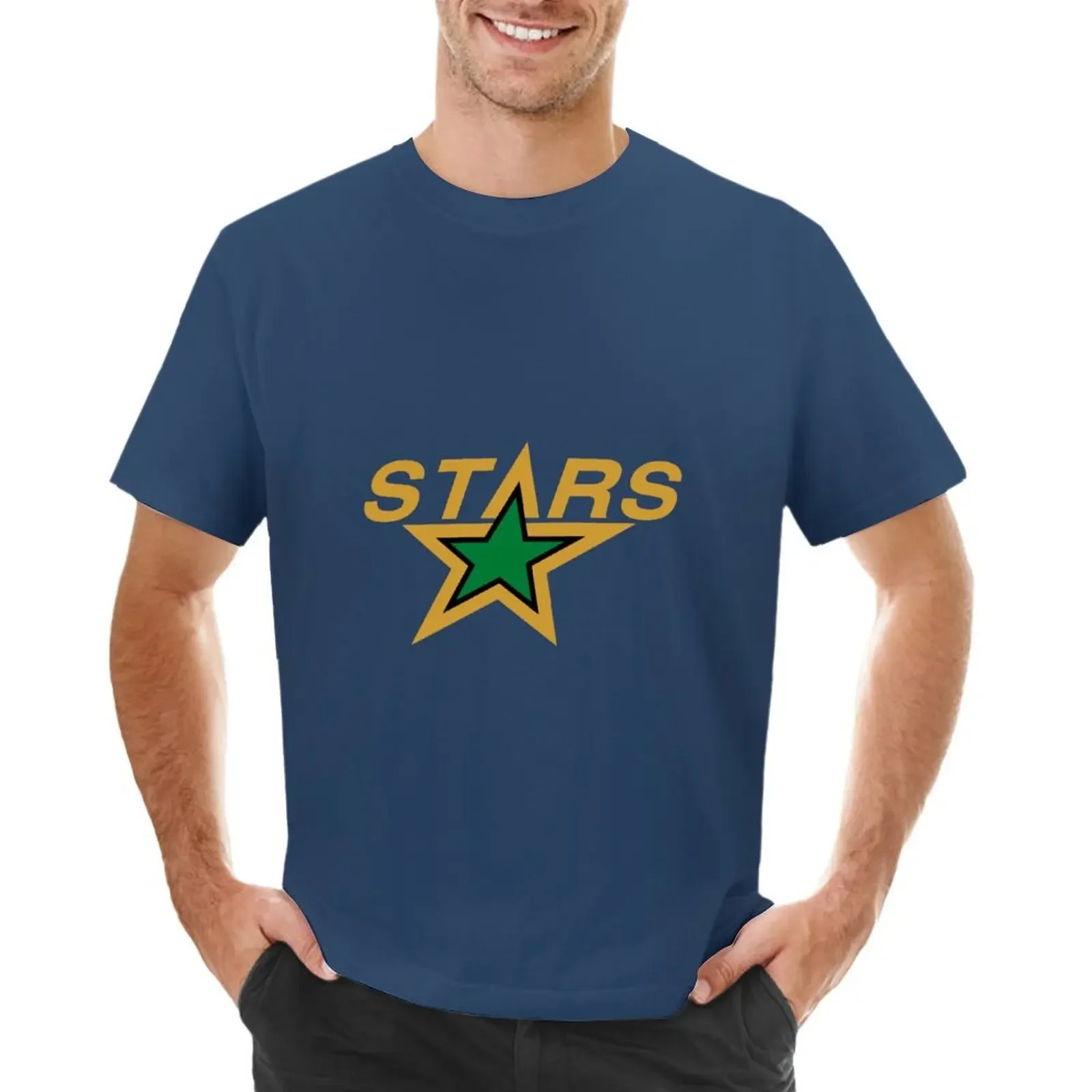 Vintage Icon Dallas-Stars 1991 T-Shirt Anime Summer Top Abbigliamento Estivo Magliette Da Uomo Casual Elegante