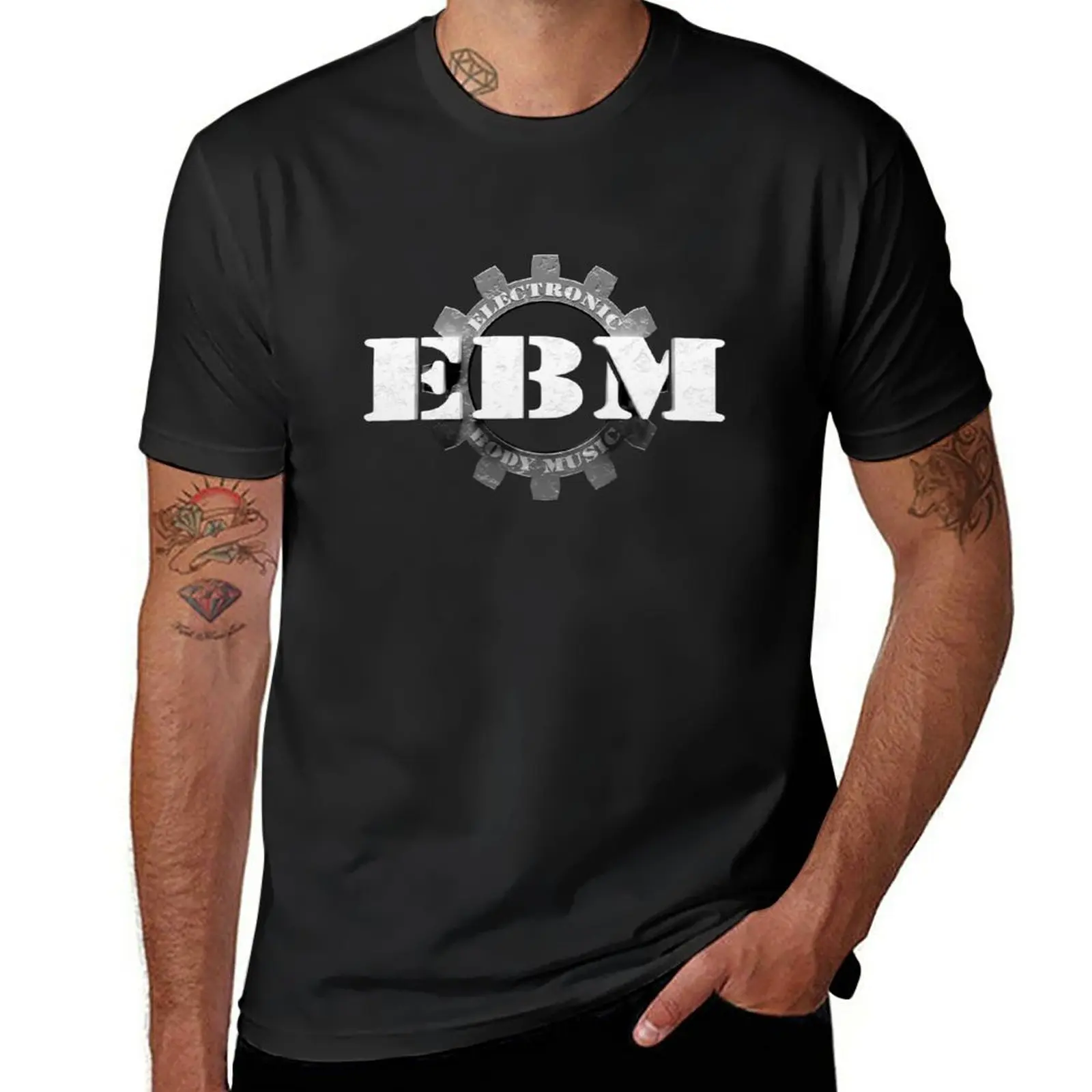 New Ebm Electronic Body Music Gear Icon 2 T-Shirt Summer Top Magliette Oversize Magliette Per Uomo Pack