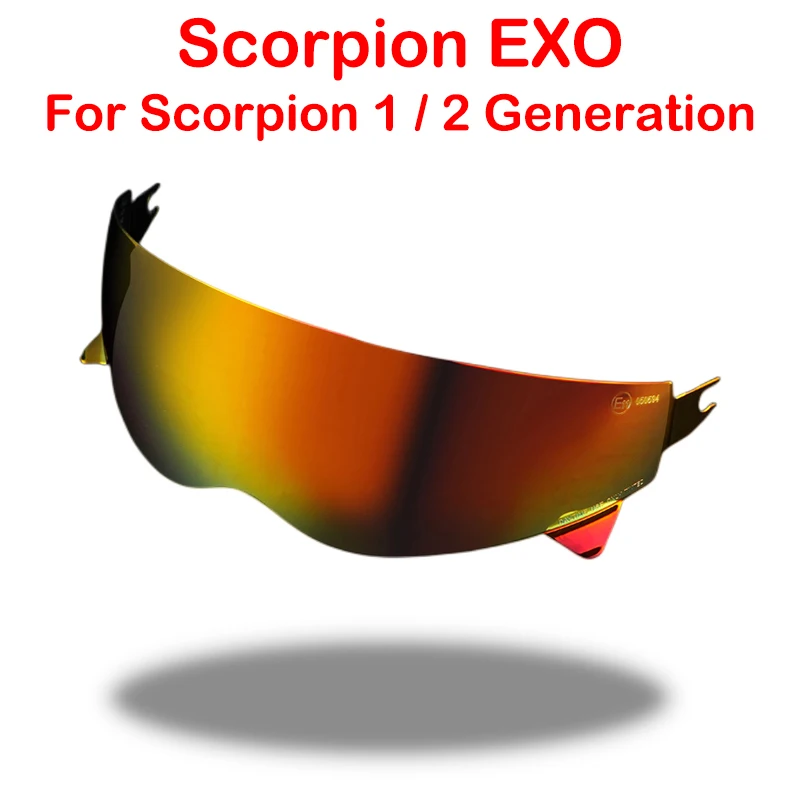 Per Scorpion Exo Combat/Covert-X Casco Moto Shield Lens Retro Scorpion Helmet Accessori Parabrezza Anti-Uv