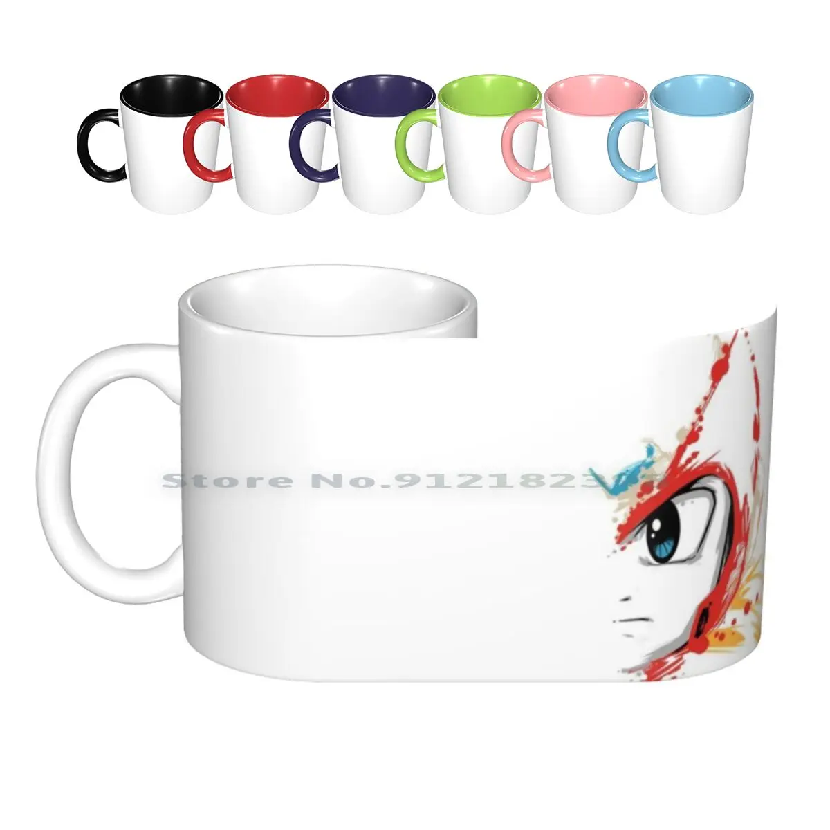 Zero Sketch (Megaman) Tazze In Ceramica Tazze Da Caffè Tazza Da Tè Al Latte Megaman Gaming Videogiochi Giochi Per Computer Megaman11 Switch