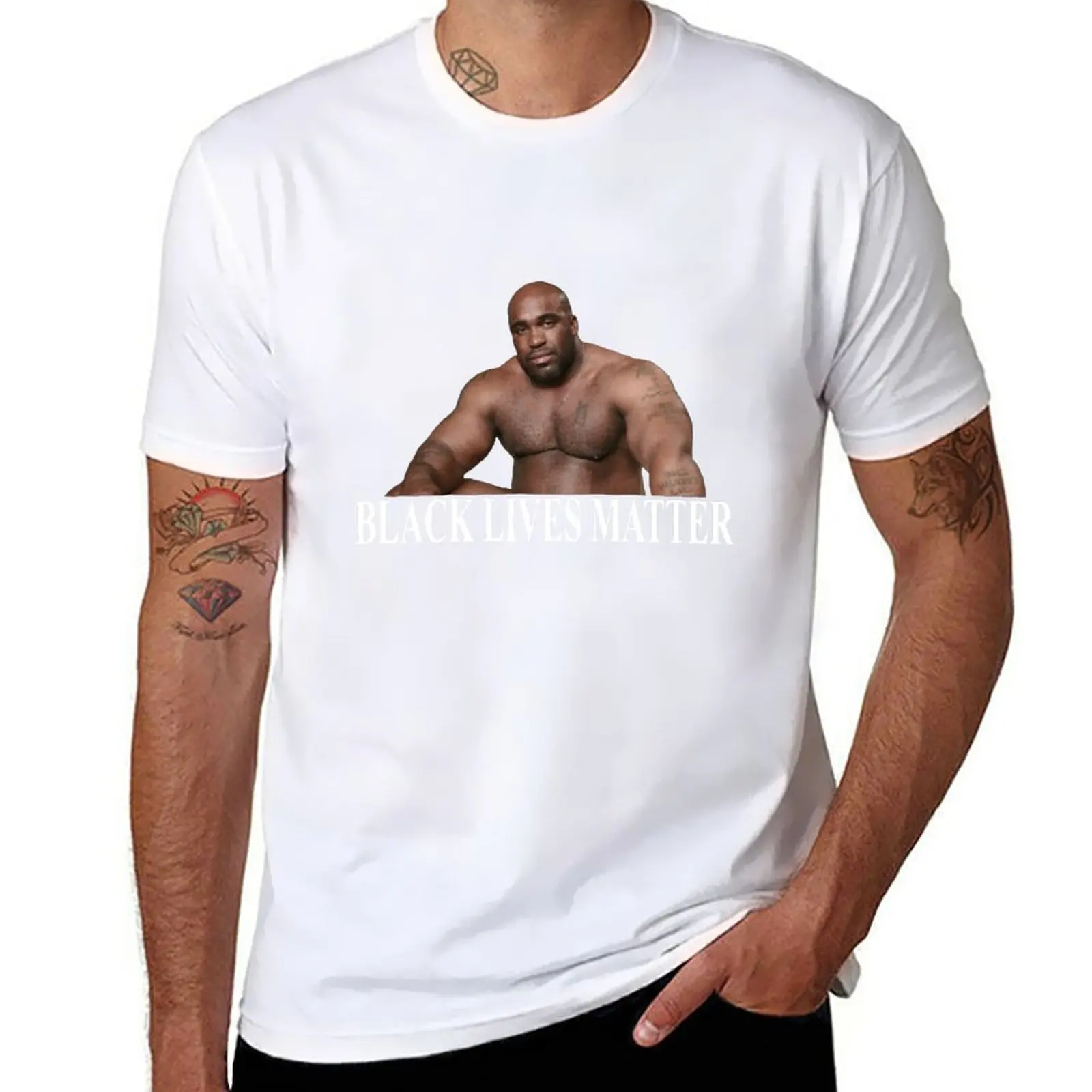 New Barry Wood Black Lives Matter T-Shirt Uomo Vestiti Camicetta Mens Graphic T-Shirt Anime