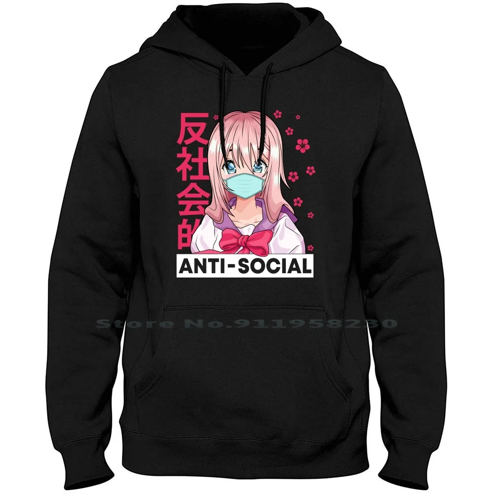 Mascherato Anime Girl Men Wohoodie Maglione 6Xl Big Size Cotton Distance Blossom Tenance Maschera Kawaii Mascherata Sociale Anti Ant Ask So