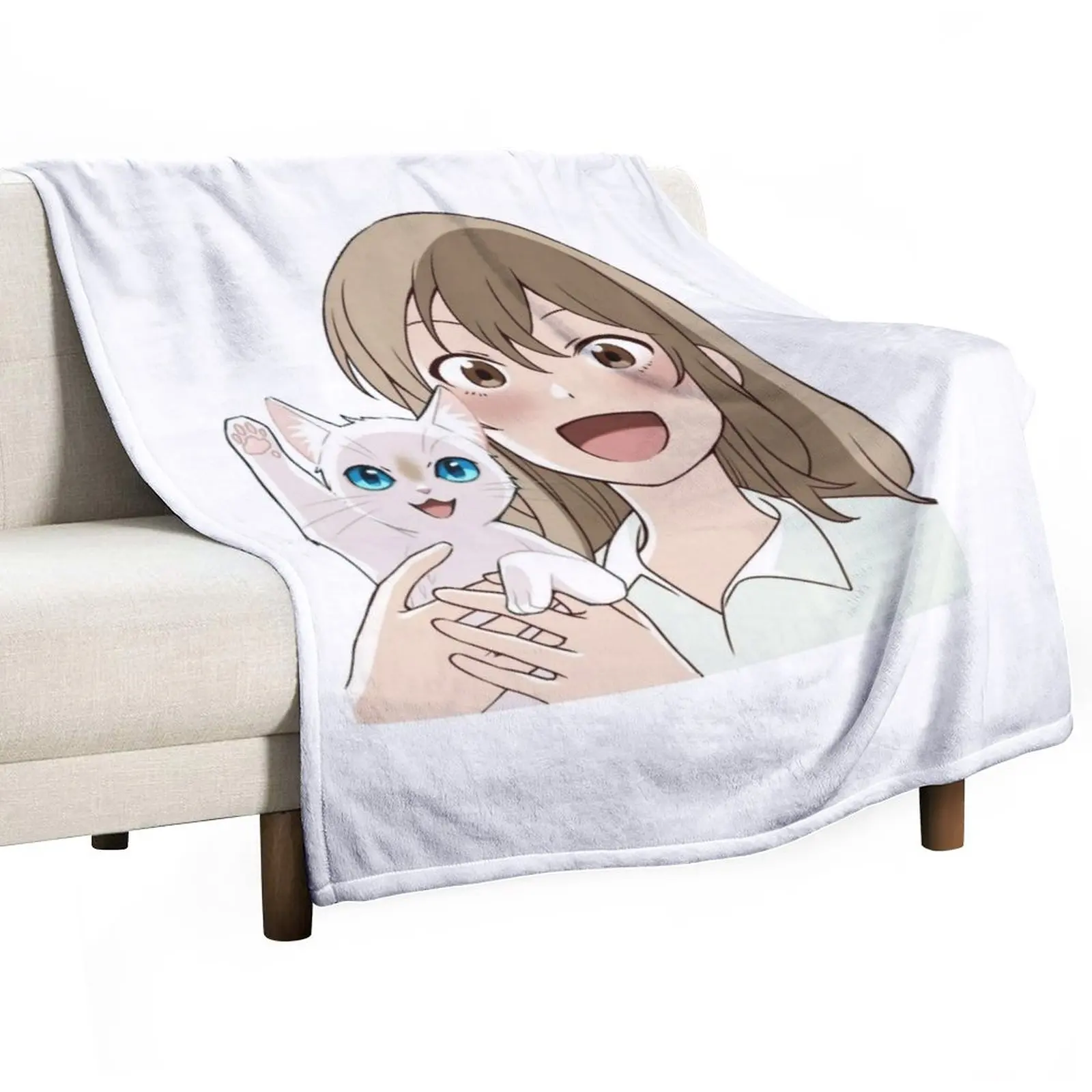 A Whisker Away - Happy Sasaki & Taro Fanart Coperta Coperta Di Lusso Coperta Singola