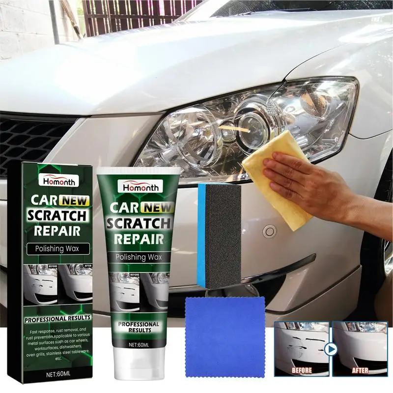 60Ml Auto Scratch Repair Paste Auto Body Scratch Repair Lucidatura Cera Scratch Remover Manutenzione Auto Ristrutturazione Cura Della Vernice