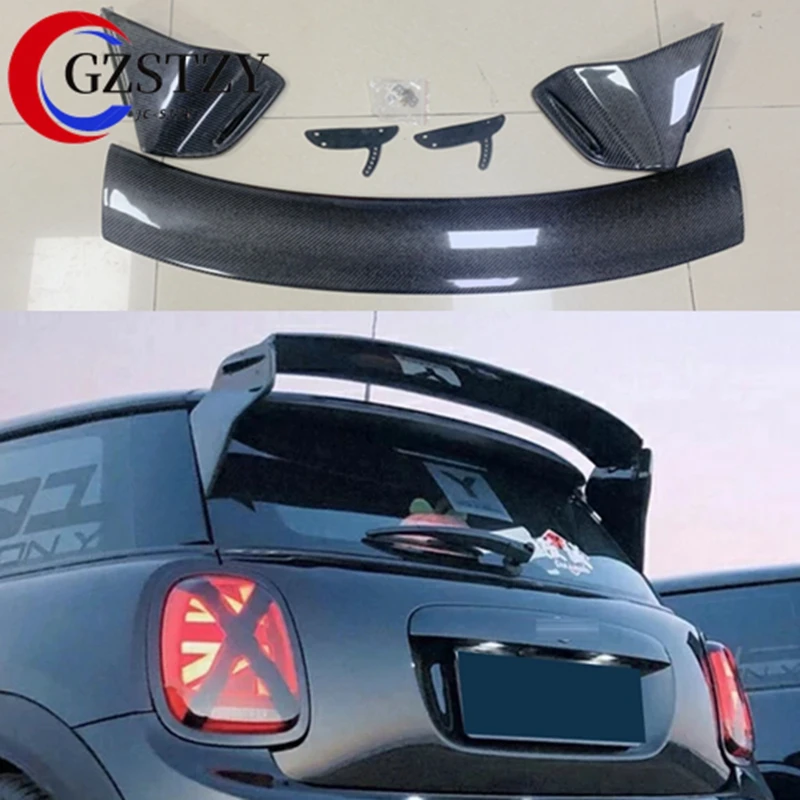 Per Mini F56 Spoiler Posteriore Ala Con Lama Regolabile Accessori Esterni Kit Carrozzeria Spoiler In Fibra Di Carbonio Stile Gp