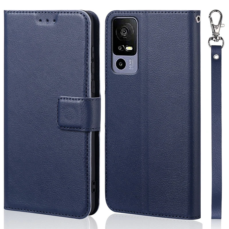 Per Tcl 40R Custodia Portafoglio Spazzola Antifurto Custodia In Pelle Magnetica Flip Per Tcl 40R 5G T771K T771A T771H Custodia Per Telefono Per Tcl 40