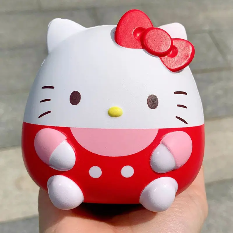 Kawaii Sanrio Pinch Music Pom Pom Purin Hellokitty Decomprimere Il Giocattolo A Rimbalzo Lento Impastare