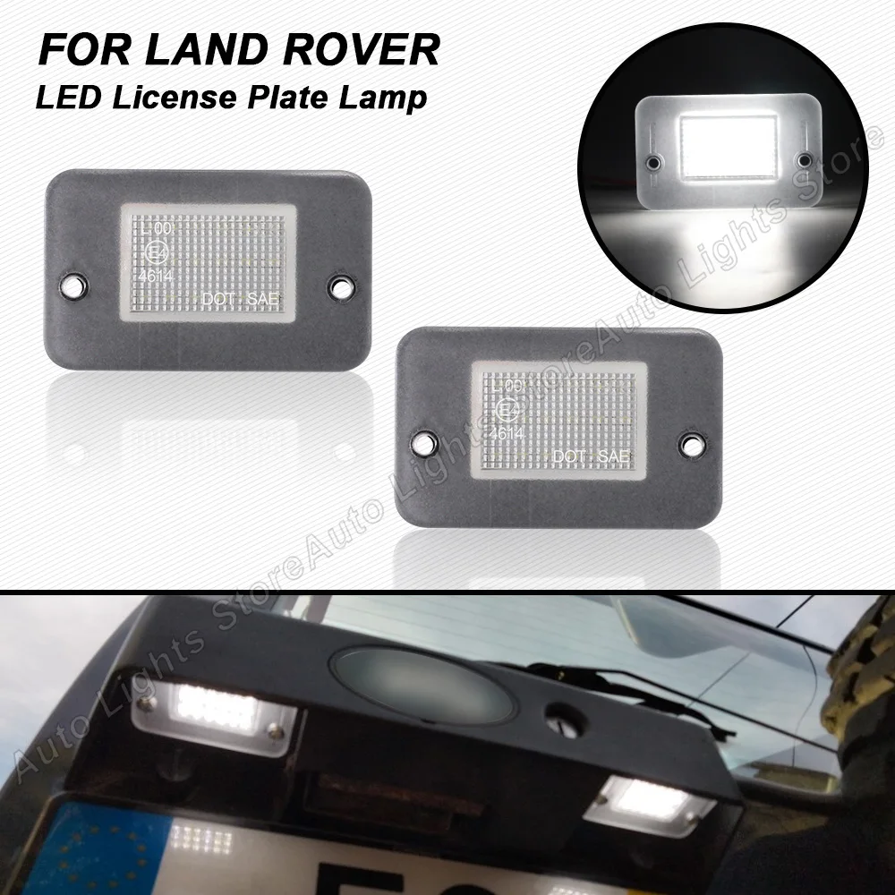 2 Pezzi Led Luce Targa Lampade Targa Per Land Rover Range Rover Discovery 1 1994-1999 Discovery 2 1999-2004