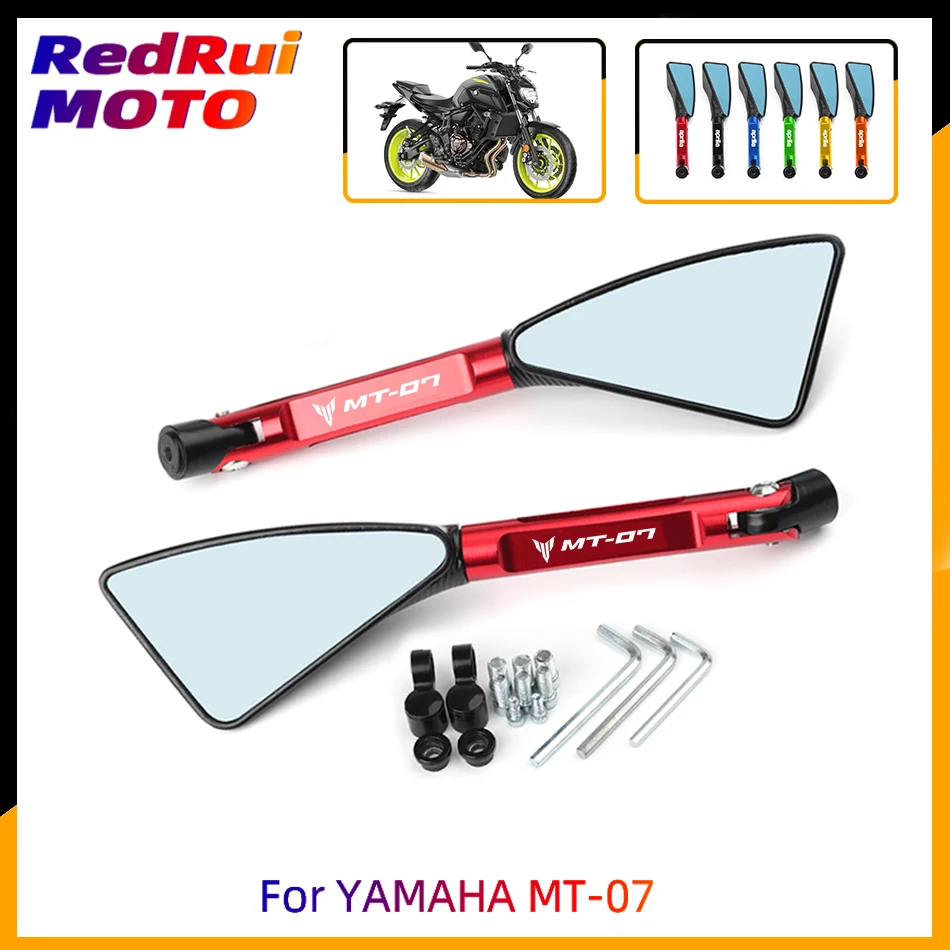 Per Yamaha Mt-07 Mt 07 Mt07 2014-2018 Alluminio Cnc Moto Specchietti Retrovisori