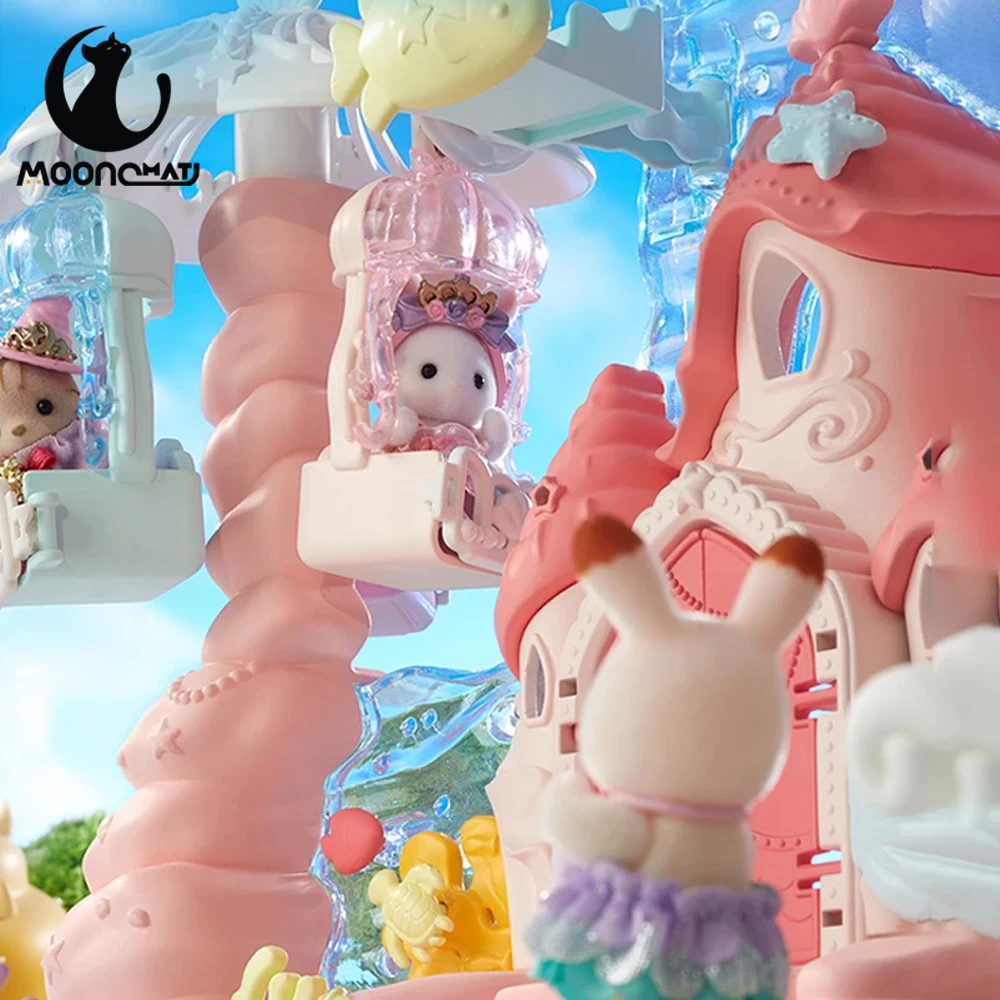 Famiglie Sylvanian 5701 Dreamy Castle Series Mermaid Girls Puzzle Toys Simulazione Play House Regali Di Compleanno Giocattoli Per Bambini