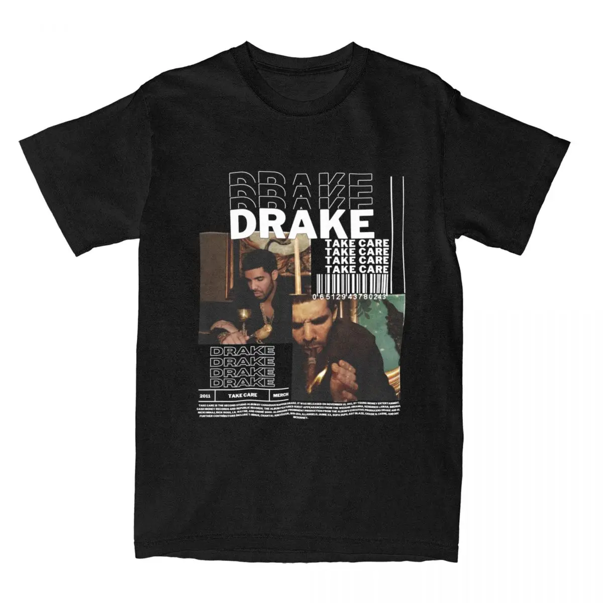 Uomo Donna Take Care Album Drakes Shirt Merch Casual Cotton Rapper Hiphop Rap T-Shirt Top Nuovo Arrivo