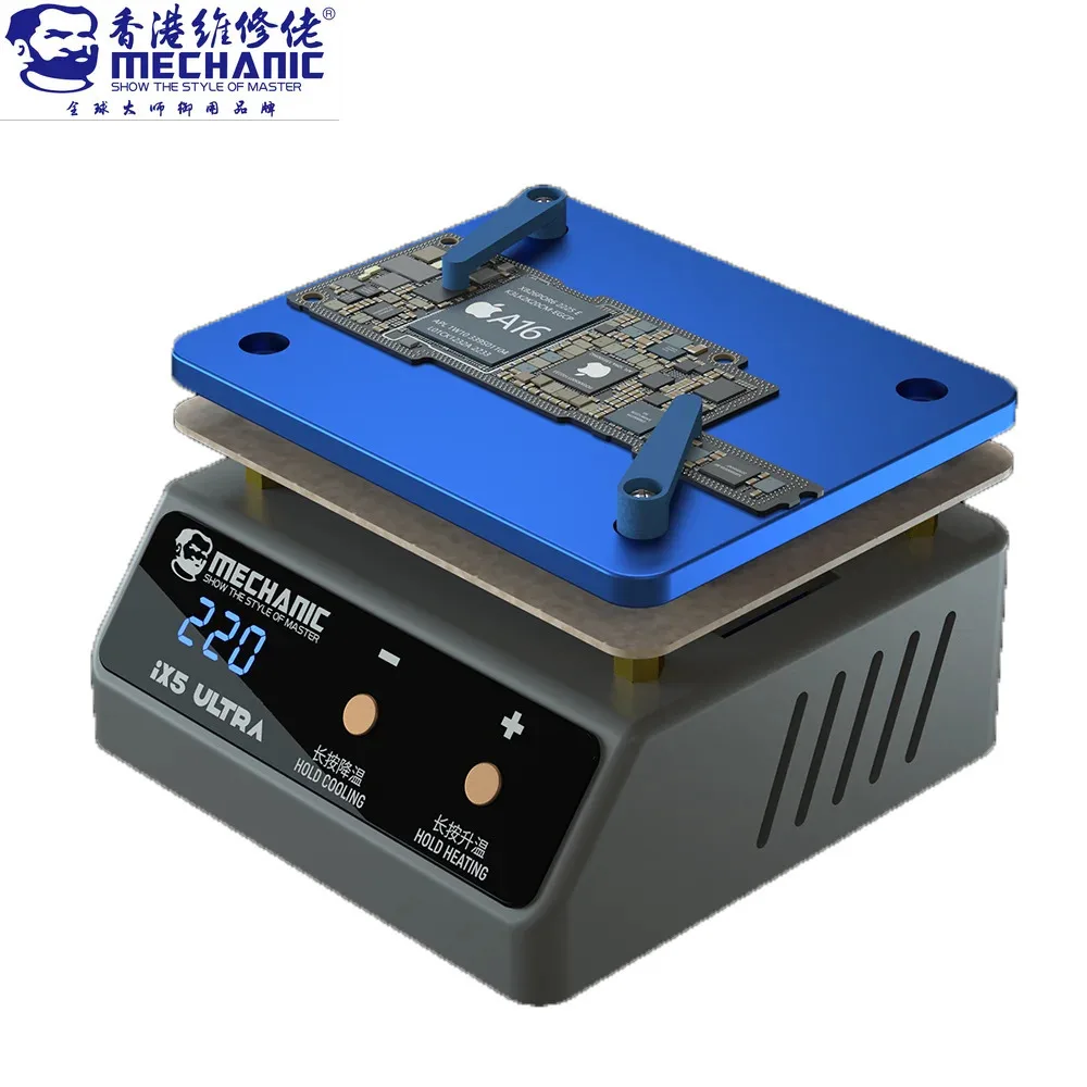 Stazione Di Preriscaldamento Meccanico Ix5 Mini 10 In 1 Ix5 Piattaforma Preriscaldatore Ultra Layered Latta Anti-Spruzzo Per X Xs Max 11 12 Pro Max