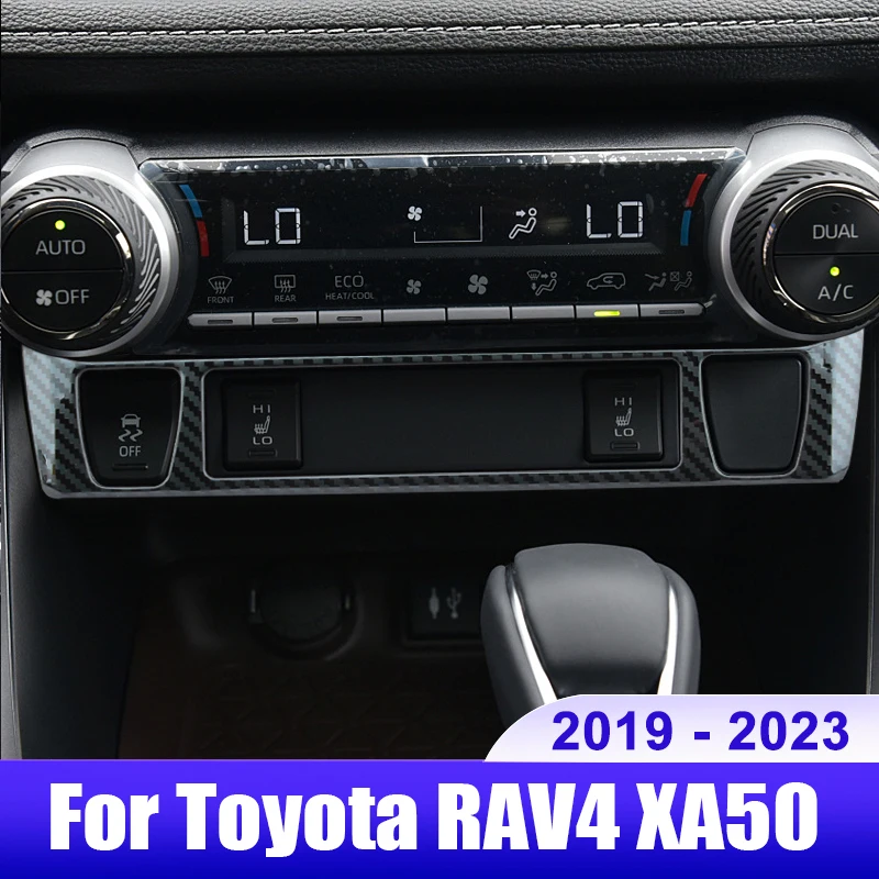 Per Toyota Rav4 2019 2020 2021 2022 2023 Rav 4 Xa50 Hybrid Car Central Control Seat Heat Button Trim Cover Accessori
