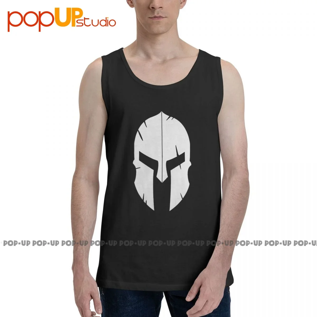 Spartan Helmet Gym Workout Gladiator Canotte Gilet Best Cotton Vintage Vendita Calda Camicia Senza Maniche