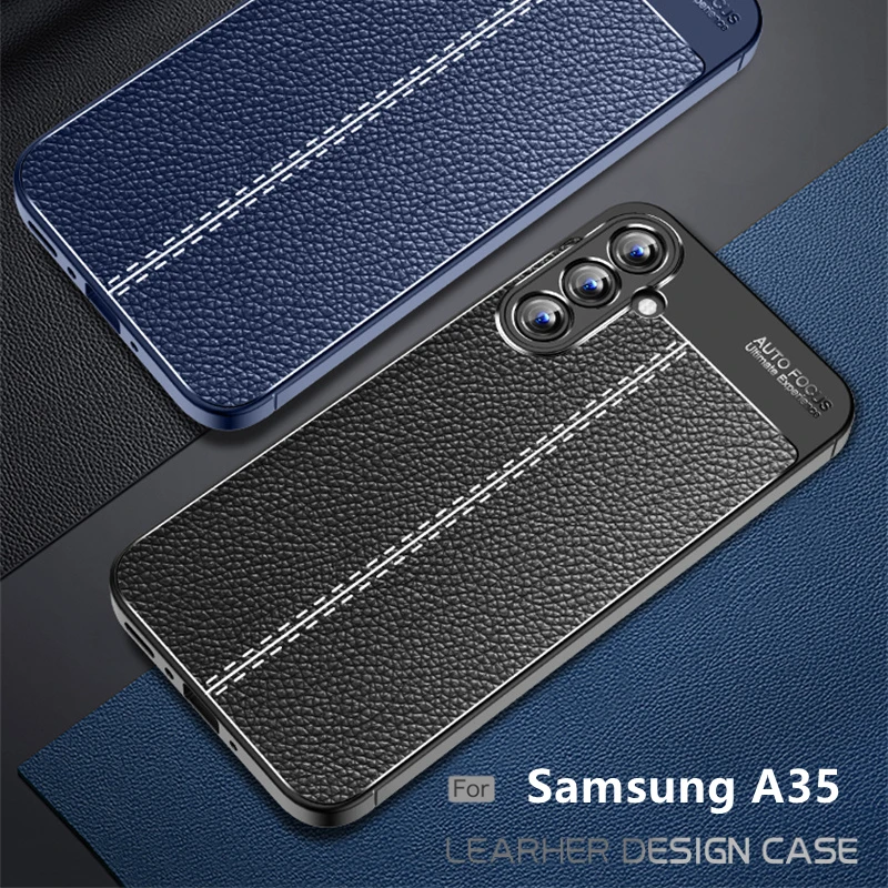 Per Cover Samsung Galaxy A35 Custodia Samsung A35 5G New Capas Phone Bumper Back Antiurto Tpu In Morbida Pelle Per Fundas Samsung A35
