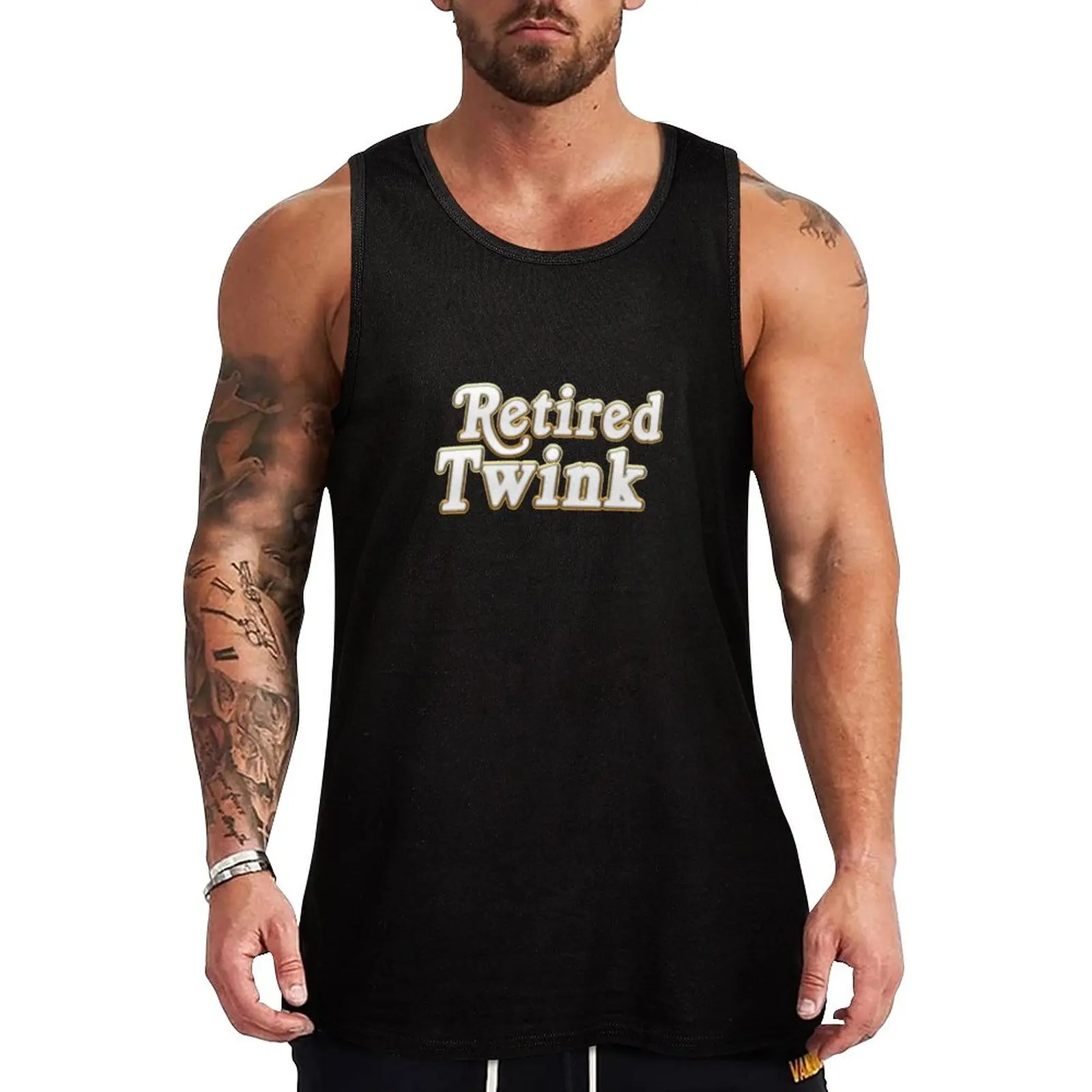 Nuovo Twink In Pensione-Da Bent Sentents Canotta Da Palestra Maglietta Da Uomo T-Shirt Da Uomo Articoli Da Palestra Da Uomo