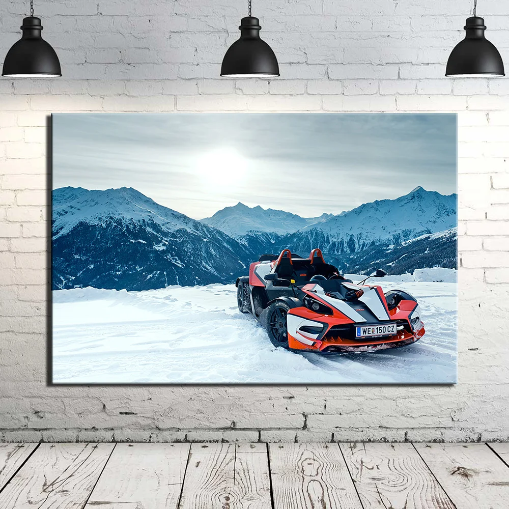 K T M X Bow Supercar Canvas Painting Nordic Style Wall Art Canvas Poster Home Decor Immagini Da Parete Stampa Per Soggiorno